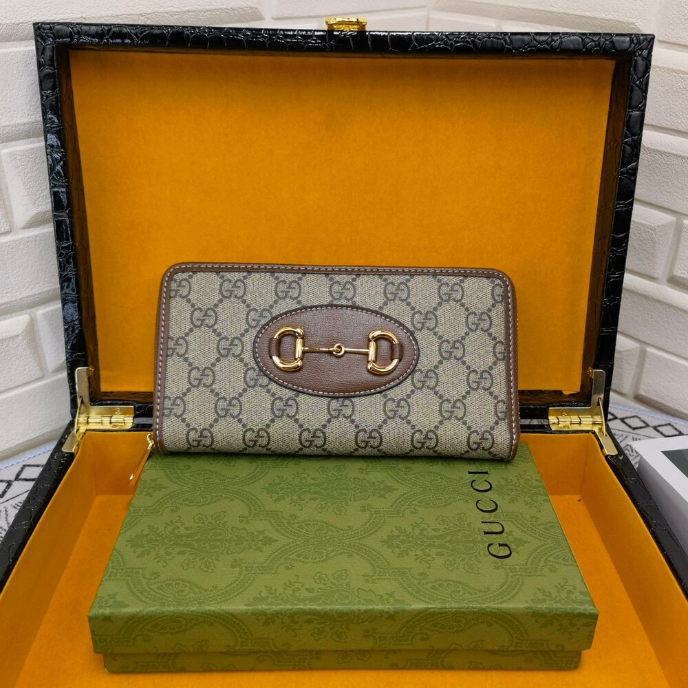 Gucci Horsebit 1955 Zip Around Wallet - Picture 6 of 9